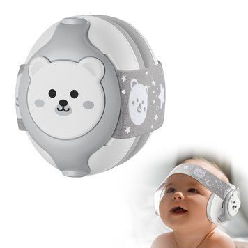 Дитячі протишумні навушники Baby Earmuffs навушники для дітей до 36 місяців, колір: Сірий BERMGRR фото