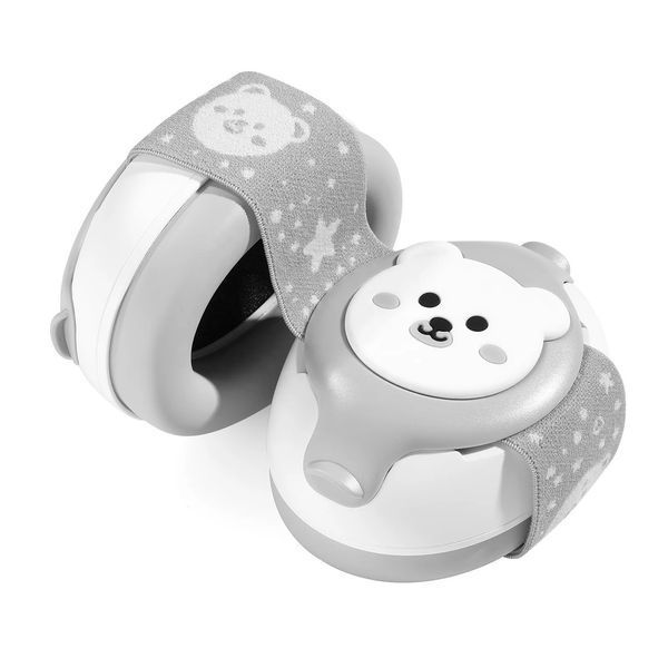 Дитячі протишумні навушники Baby Earmuffs навушники для дітей до 36 місяців, колір: Сірий BERMGRR фото