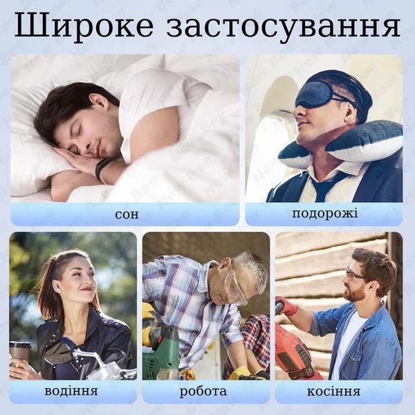 Беруші протишумові Silent SE12BKR10, (10пар) колір: Чорний SE12BKR10 фото