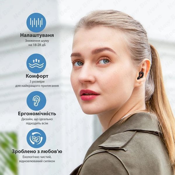 Бервуха протишумові Silent SE11, (4 пари) колір: Чорний SE11BKR фото
