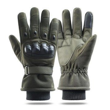 Тактичні рукавички зимові утеплені touchscreen військові Combat WinterTouch Хакі CombatWinterTouch фото