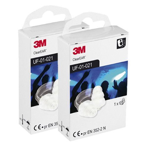Беруші музичні протишумові 3M Clear EAR20 UF-01-021. Прозорі UF-01-021 фото