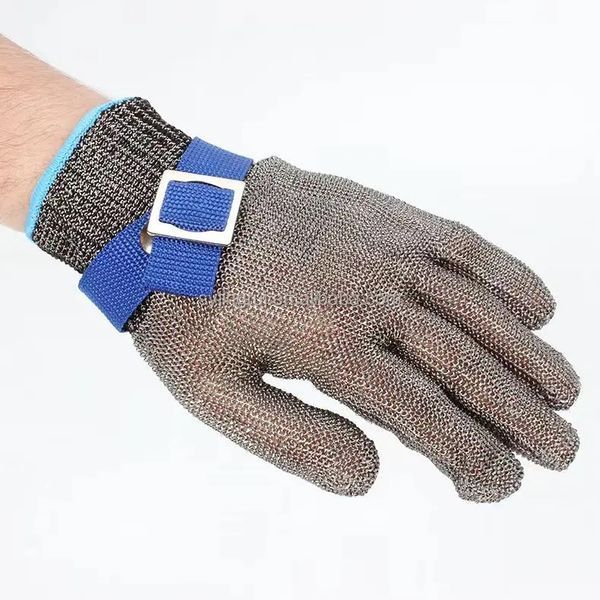 Рукавичка кольчужна від порізів з неіржавкої сталі Chainmail glove розмір L CNML фото