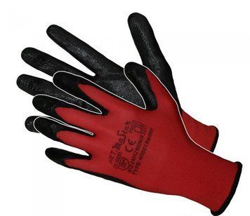 Защитные перчатки Artmas RedNit kat.2, красный/черный,, 9 rednitBBR9 фото