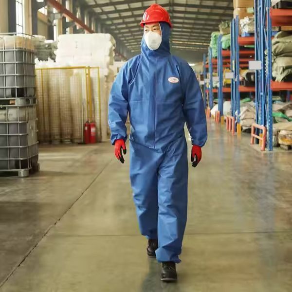 Комбінезон захисний Konzer Safety K1500 (малярний костюм) Колір: Синій, розмір: S K1500BLRS фото