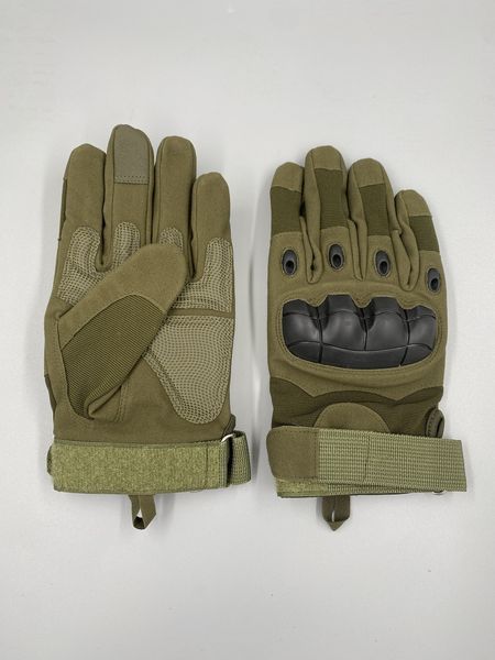 Тактичні рукавички touchscreen військові Combat Touch Хакі L CombatTouchL фото