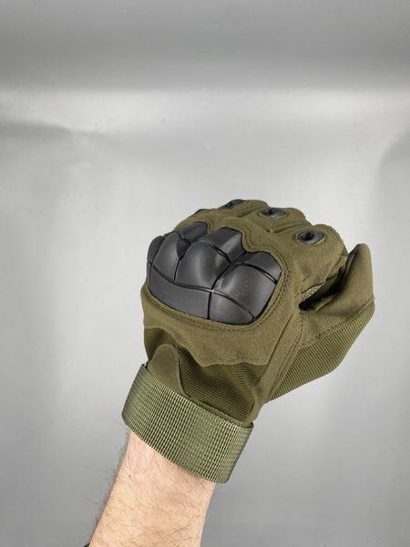 Тактичні рукавички touchscreen військові Combat Touch Хакі L CombatTouchL фото