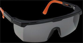 Защитные очки Portwest Classic PW33 Дымчатый/чёрный/оранжевый PW33SBO фото