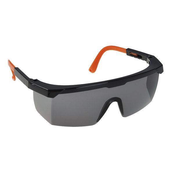 Защитные очки Portwest Classic PW33 Дымчатый/чёрный/оранжевый PW33SBO фото