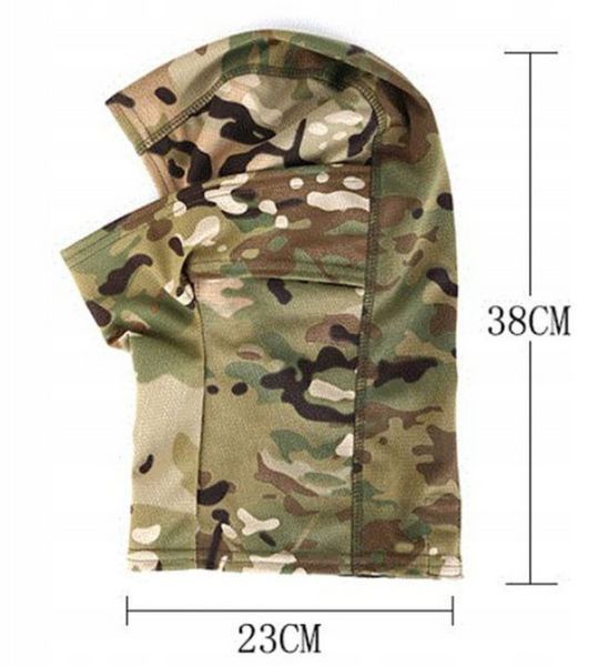Балаклава тактична тонка Army Camo Bandana Хакі CZ-KOM-NJ-FG фото