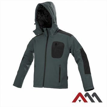 Куртка зимова Artmas CLASSIC+PIK SOFTSHELL Сірий/чорний, 1280145219 фото