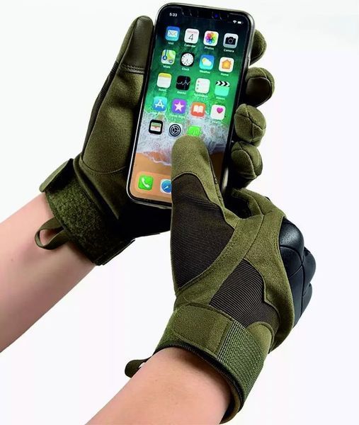Тактические перчатки touchscreen военные Combat Touch Черный L CombatTouchBKL фото