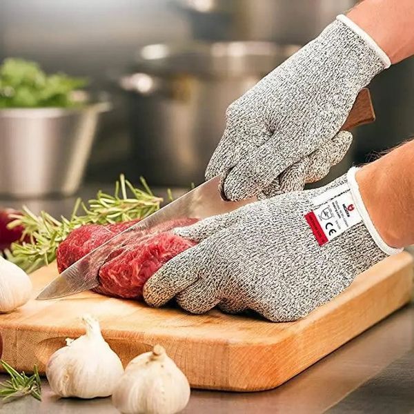 Рукавички захисні від порізів Cut resistant gloves антипоріз, XL ACG50GRRXL фото
