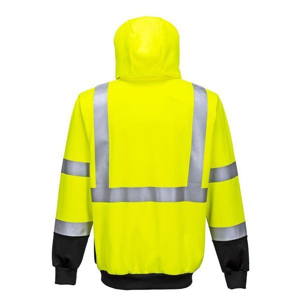 Светоотражающая двухцветная куртка с застёжкой-молнией B315 B315YBR4XL фото