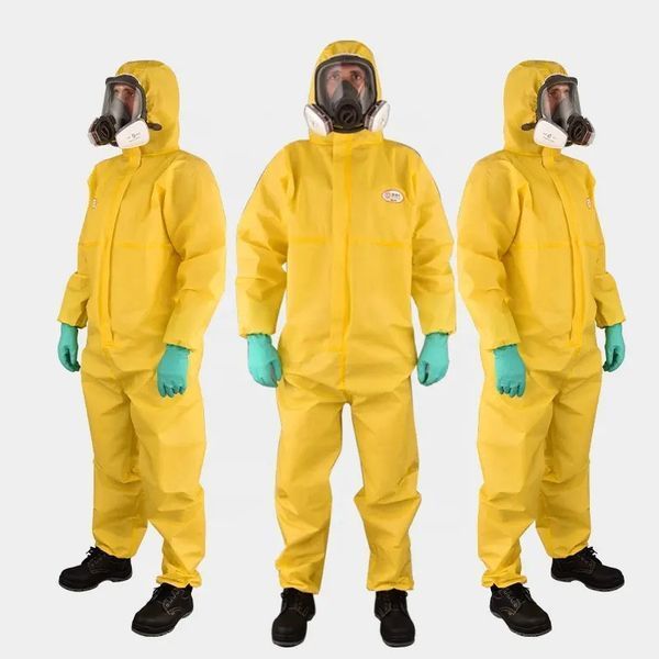 Комбінезон хімічного захисту Konzer Safety K4000 колір: Жовтий, розмір: S K400YERM фото