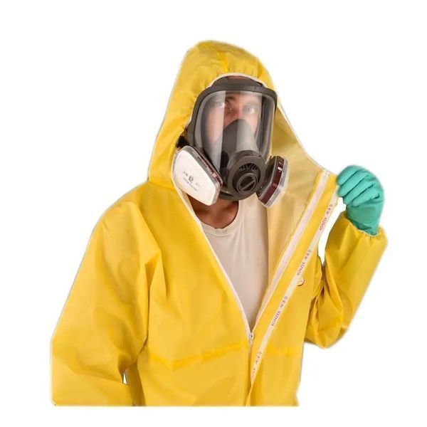 Комбінезон хімічного захисту Konzer Safety K4000 колір: Жовтий, розмір: S K400YERM фото