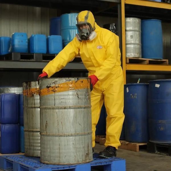 Комбінезон хімічного захисту Konzer Safety K4000 колір: Жовтий, розмір: S K400YERM фото
