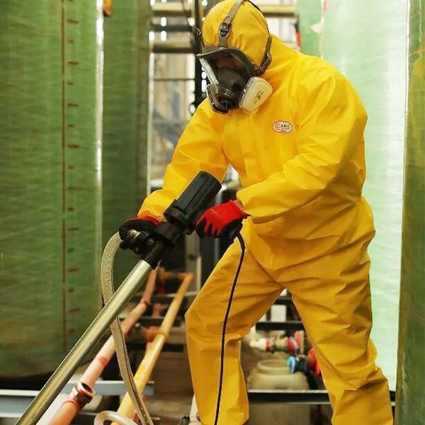 Комбінезон хімічного захисту Konzer Safety K4000 колір: Жовтий, розмір: S K400YERM фото