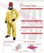 Комбінезон хімічного захисту Konzer Safety K4000 колір: Жовтий, розмір: S K400YERM фото 9