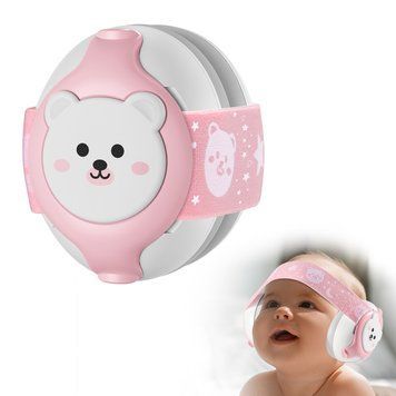 Дитячі протишумні навушники Baby Earmuffs навушники для дітей до 36 місяців, колір: Рожевий BERMPINK фото