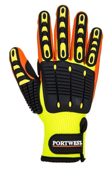 Рукавички Portwest Anti Impact Grip A721 Жовтий/Оранжевий, L A721Y1RL фото