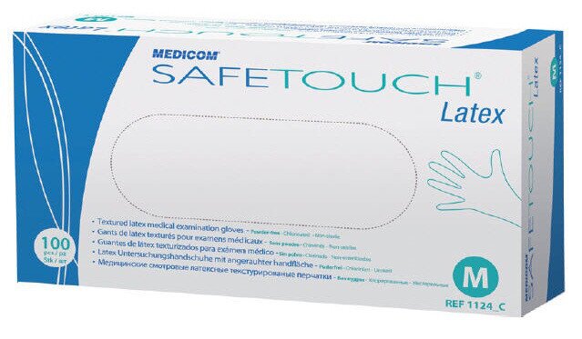 Заказывайте Перчатки латексные SafeTouch без пудры (100шт/уп) по ...